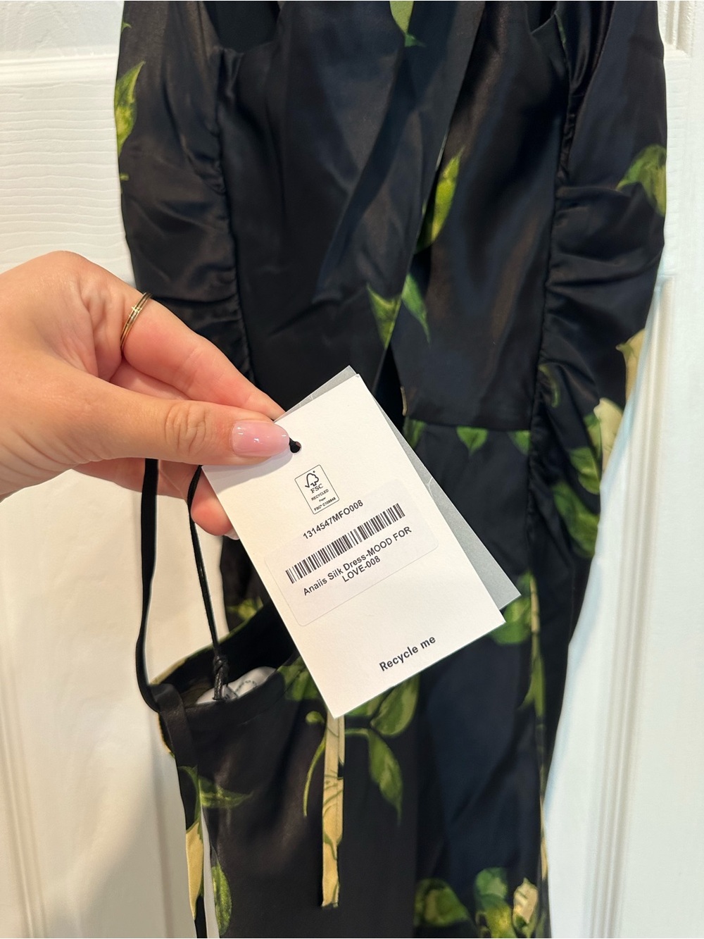 Reformation Anaiis Silk Dress - Picture 7 of 9